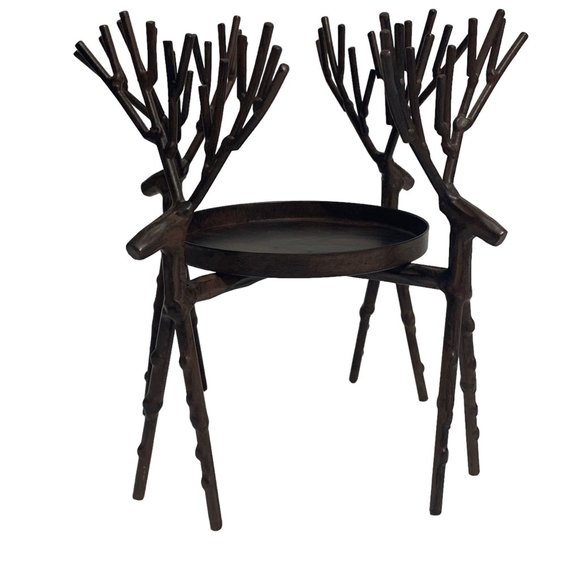 Yankee Candle Holiday Yankee Candle Holder Christmas Reindeer Metal